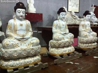 Estatuas Buda tallado de jade Birmania diseño personalizado - Buda Sambo