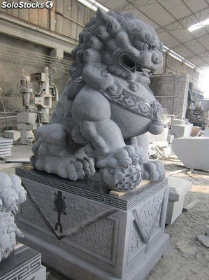 Estatuas de animal tallado de granito - León - Foto 5