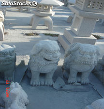 Estatuas de granito tallado modelo Perro H50cm
