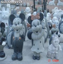 Estatuas tallada en granito Mickey/ Mini H60cm