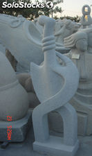Estatuas tallado de granito modelo Abstracto 90CM