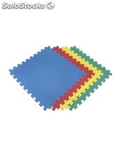 Esterilla puzzle para suelos de gimnasio y fitness colores protección de goma
