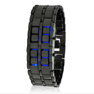 Estilo japonés inspiró el reloj azul del LED &quot;Samurai del hielo&quot;