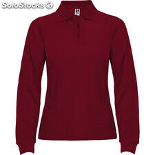 Estrella woman long sleeve polo shirt s/xxxl heather grey ROPO66360658 - Photo 2