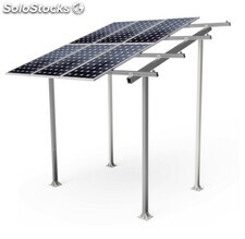 Estructura 10 paneles solares elevada 38V