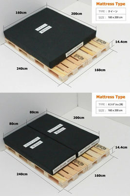 Estructura cama madera de palets 150 cm / 160 cm - Foto 4