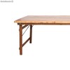 Estructura para mesa estilo vintage industrial fabricada en madeira