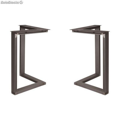 Estrutura/ pé tubular de aço para mesa estilo industrial - Foto 2