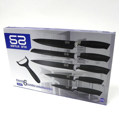 Estuche 6 cuchillos antiadherentes M-556 - Foto 4