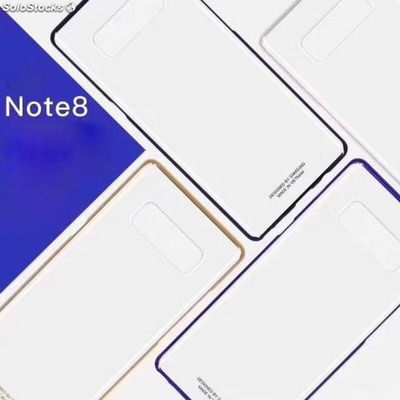 estuche protector transparente Samsung Note8 con marco de colores - Foto 2