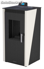 Estufa de pellet boreal 12 kw marfil