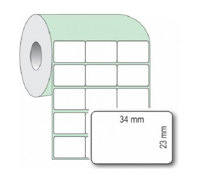 Etiqueta adesivas couche branca diversos tamanhos p/ impressoras código de barra