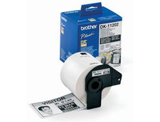 Etiqueta adhesiva brother dk11202 -tamaño 62x100 mm para impresoras de etiquetas