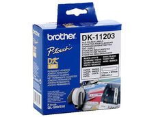 Etiqueta adhesiva brother dk11203 -tamaño 17x87 mm para impresoras de etiquetas