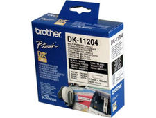 Etiqueta adhesiva brother dk11204 -tamaño 17x54 mm para impresoras de etiquetas