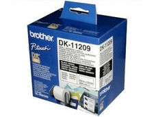 Etiqueta adhesiva brother dk11209 -tamaño 62x29 mm para impresoras de etiquetas