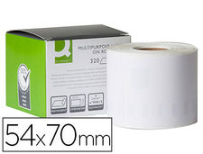 Etiqueta adhesiva q-connect KF18540 compatible dymo 99015 tamaño 54X70 mm caja