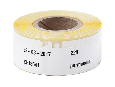 Etiqueta adhesiva q-connect kf18541 compatible dymo 99017 tamaño 50x12 mm caja - Foto 3