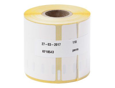 Etiqueta adhesiva q-connect kf18543 compatible dymo 99019 tamaño 54x190 mm caja - Foto 3
