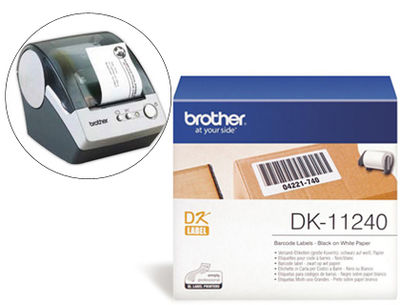 Etiqueta brother dk11240 para impresoras de etiquetas ql-multiproposito-