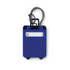 Etiqueta de bagagem plastico azul royal MIMO8718-37