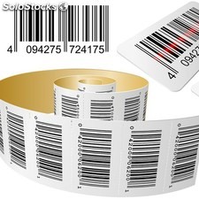 Etiquetas Adesivas com Código de Barras Impresso