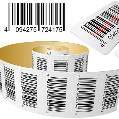Etiquetas Adesivas com Código de Barras Impresso