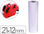 Etiquetas q-connect blanca 21 x 12 mm lisa rollo 1000 etiquetas para - 1