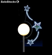 Étoile en ronde décor luminaire de lanterne boule