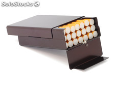 Etui für Zigaretten - Aluminium (Braun)