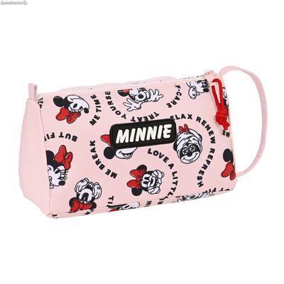 Etui szkolne z akcesoriami Minnie Mouse Me time Różowy 20 x 11 x 8.5 cm (32 Częś