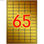Etykiety samoprzylepne Apli Metalik Złoty 20 Kartki 38,1 x 21,2 mm - 2
