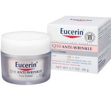 Eucerin Q10 Anti-Falten-Gesichtscreme, parfümfreie Gesichtscreme für empfindlich