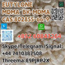 Eutylone mdma bk-mdma cas:802855-66-9 Skype/Telegram/Signal: +44 7410387508