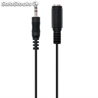 Ewent Cable Audio Estereo 3,5mm-M y 3,5mm-H - 2mt