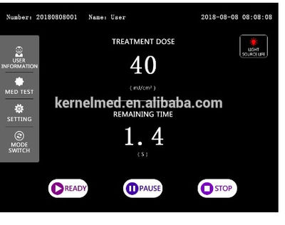 Excimer 308nm Laser Tratamiento de Vitiligo Psoriasis Eccema Fototerapia Excimer - Foto 4
