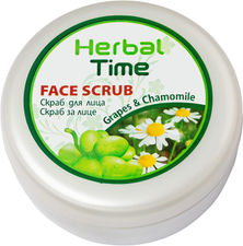 Exfoliante Facial con Uvas y Manzanilla (250 ml) - Herbal Time (Lote de 13 uds)