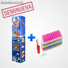 Expendedora de ocasión + 65 kits de cepillo dental y pasta