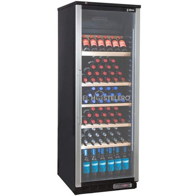 Expositor de vinos refrigerado 72 botellas edenox apv-601c