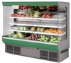 Expositor mural refrigerado para frutas y verduras.