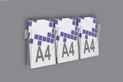 Expositor para folletos de pared A4V 3 Departamentos (A4x3) - Sistemas David - Foto 2