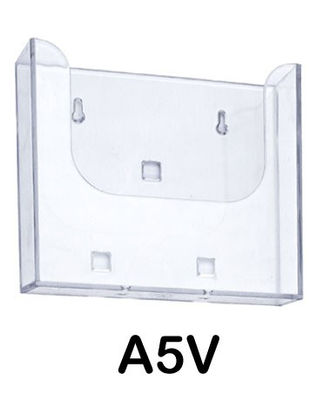 Expositor portafolletos A5V acrílico transparente - Sistemas David