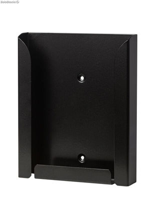 Expositor portafolletos metálico A4V color Negro - Sistemas David