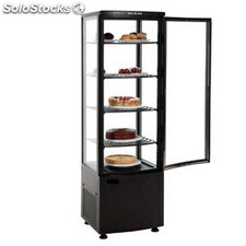 Expositor refrigerado negro 4 caras vidrio XC238L-n ch