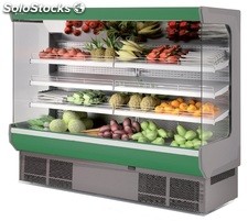 Expositor refrigerado para frutas y verduras
