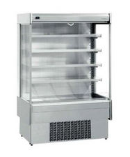 Expositor refrigerado vertical sin puertas INFRICO mod. EM12INOXM2