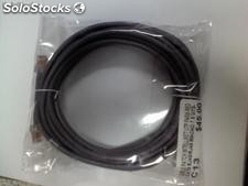 Extencion cable de poder macho hembra ws-003 pc vw1 3mts.