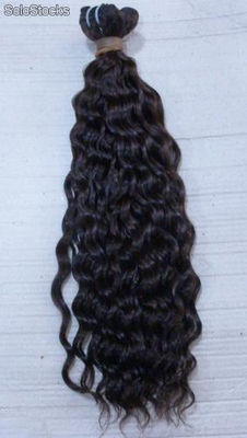 Extension de cheveux remy brésilien boucle 55cm couleur 2#