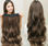 Extensiones cabello clips pelo natural ondulado rizado mullido largo 60cm mujer - 1