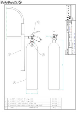 Extincteur CO2 5kg - Photo 2